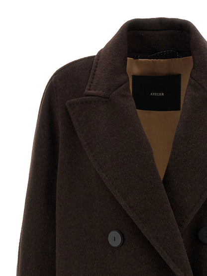 Max Mara Angus Brown Cashmere-Alpaca Coat