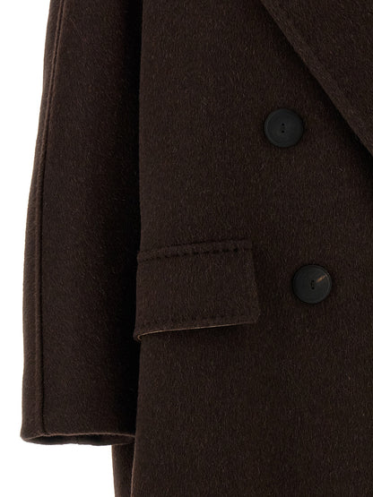 Max Mara Angus Brown Cashmere-Alpaca Coat