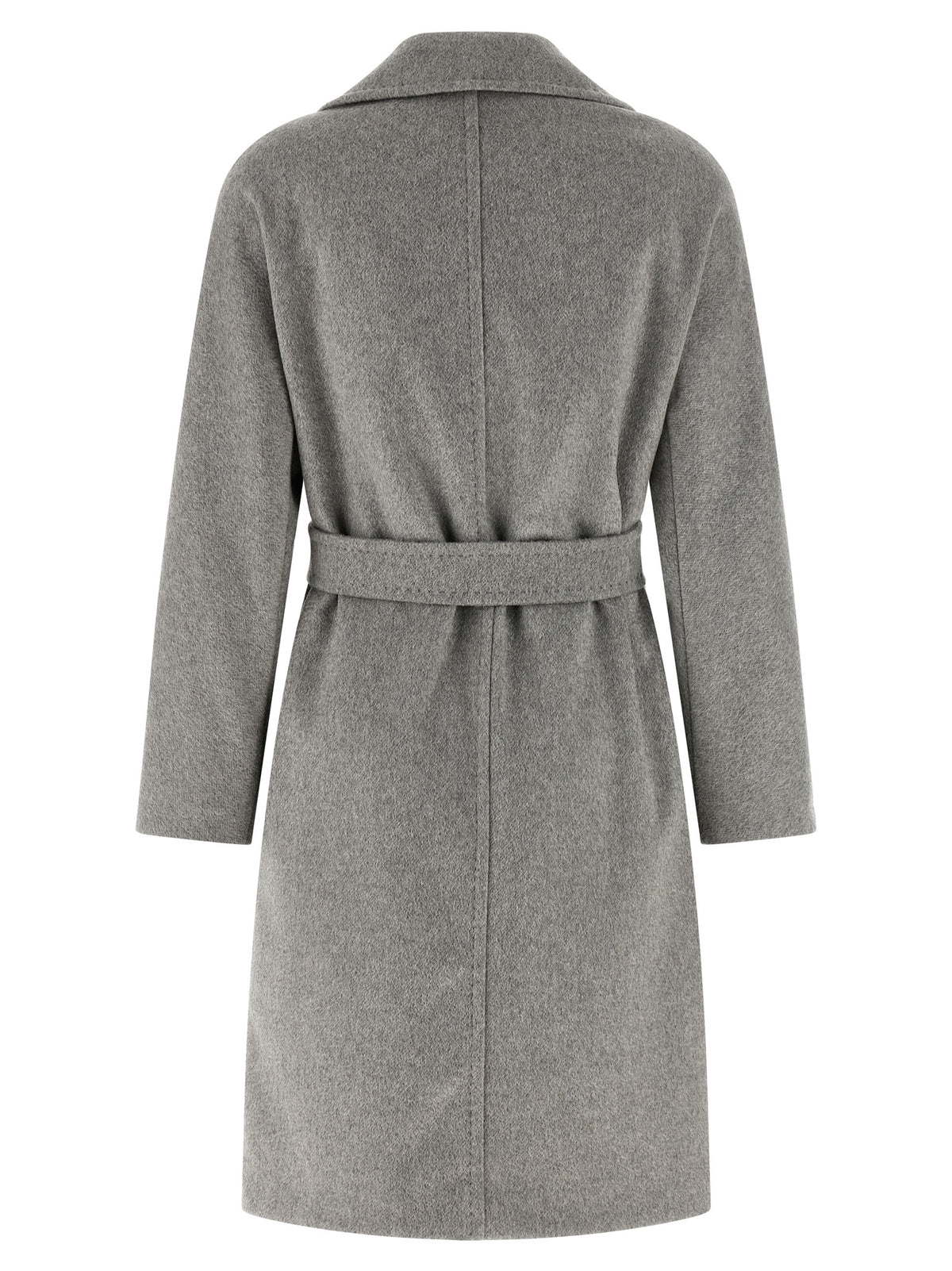 Max Mara Studio Panteon Gray Cashmere Midi Coat