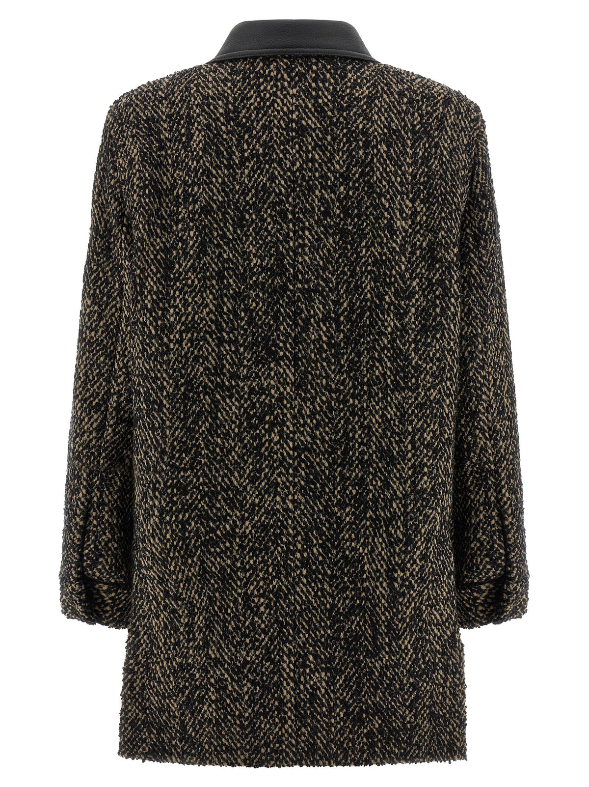 Max Mara Angio Multicolor Saharan Wool Tweed Jacket