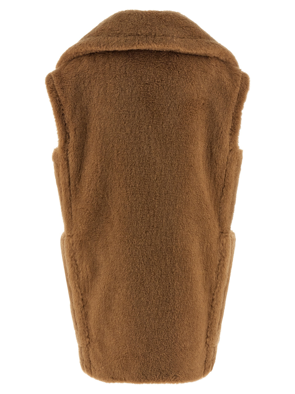 Max Mara Breda Beige Camel Teddy Vest