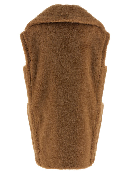 Max Mara Breda Beige Camel Teddy Vest