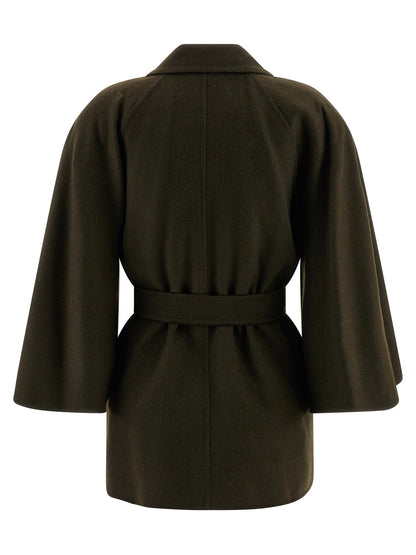 Max Mara Verna Bicolor Camel Wool Coat
