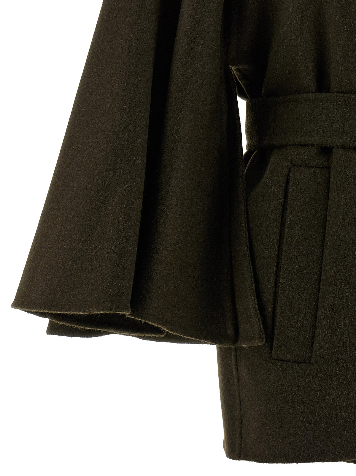 Max Mara Verna Bicolor Camel Wool Coat