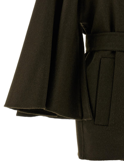 Max Mara Verna Bicolor Camel Wool Coat
