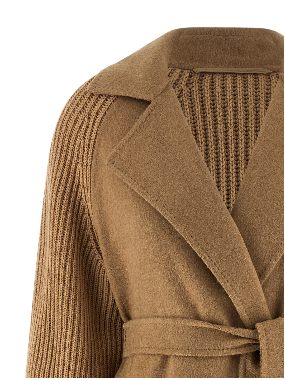 Max Mara Berard Beige Camel Wool Long Coat