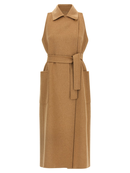 Max Mara Berlina Beige Baby Camel Wool Coat