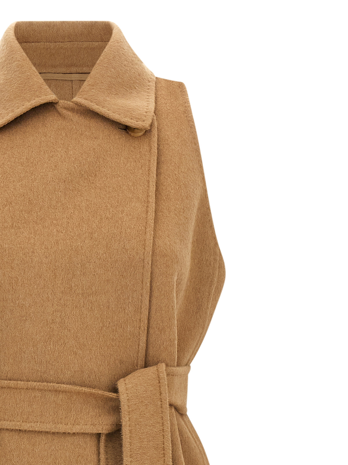 Max Mara Berlina Beige Baby Camel Wool Coat