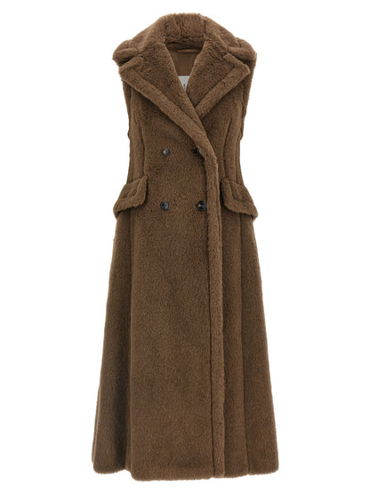 Max Mara Boario Brown Alpaca-Wool Teddy Coat