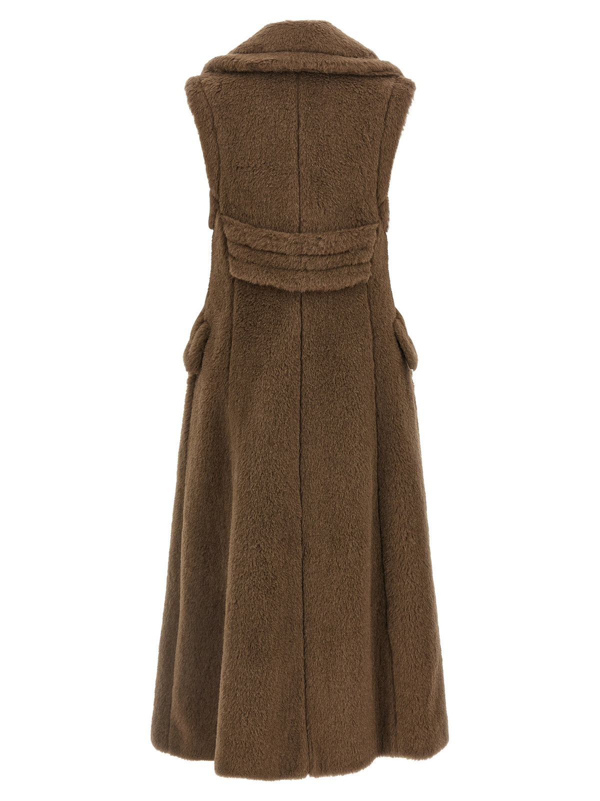 Max Mara Boario Brown Alpaca-Wool Teddy Coat