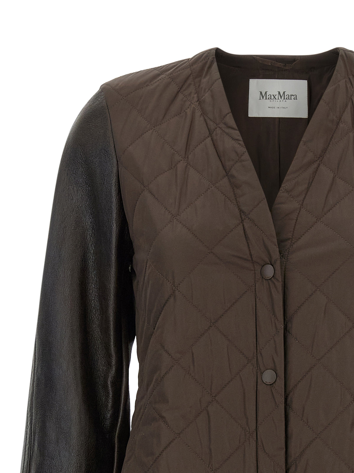 Max Mara Berta Brown Technical Long Coat