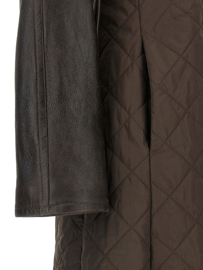 Max Mara Berta Brown Technical Long Coat