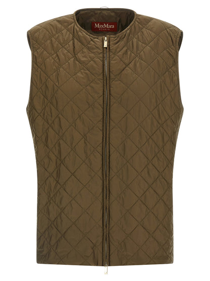 Max Mara Studio Mstdisco Bicolor Padded Coat