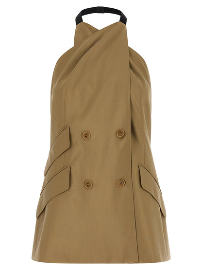 Max Mara MxsNuraghe Wool and Silk Vest
