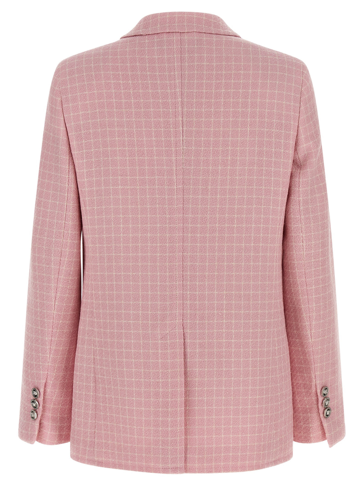Versace Pink Crêpe Tweed Blazer