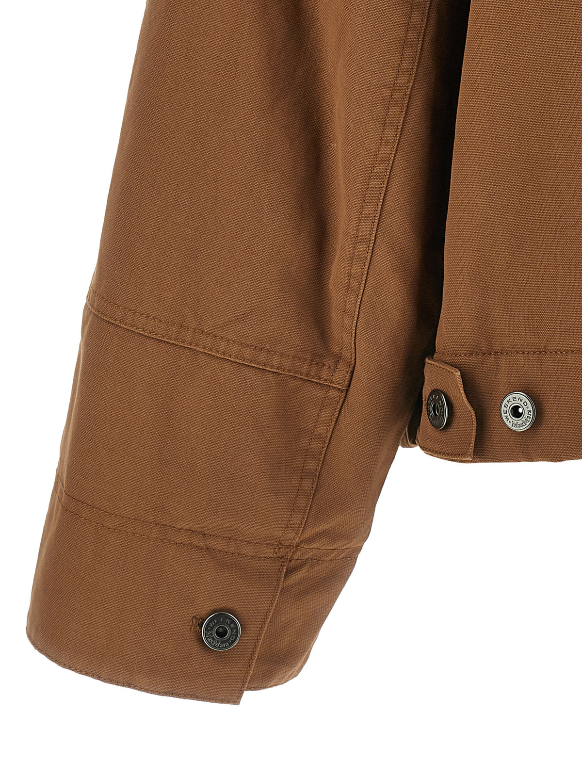 Weekend Max Mara Wkdfreccia Brown Cotton Canvas Jacket