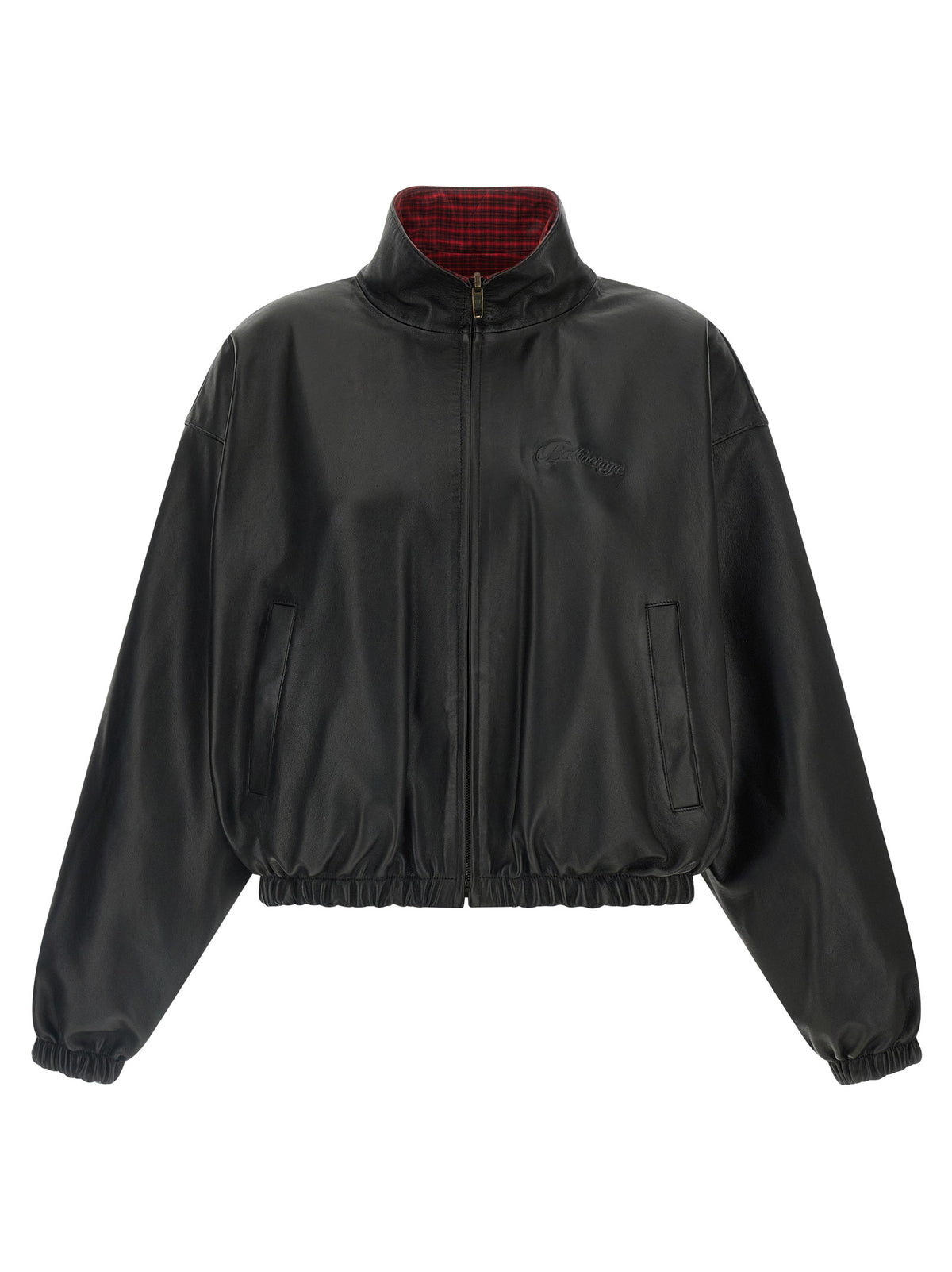 Balenciaga Reversible Black Lambskin Leather Jacket