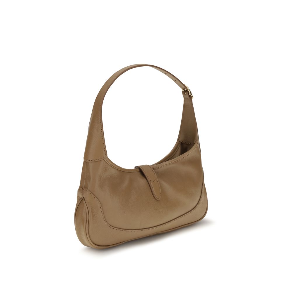 Gucci Jackie Slim Beige Goatskin Shoulder Bag