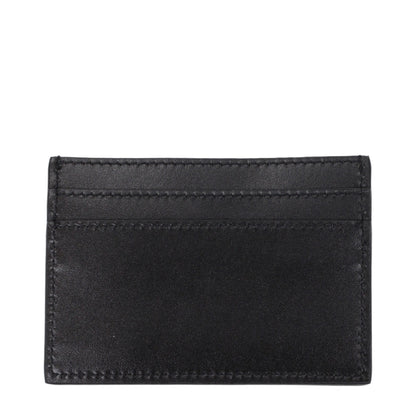 Versace Medusa Head Black Leather Card Holder