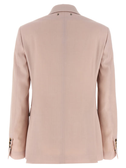 Golden Goose Diva Virgin Wool Blazer in Pink