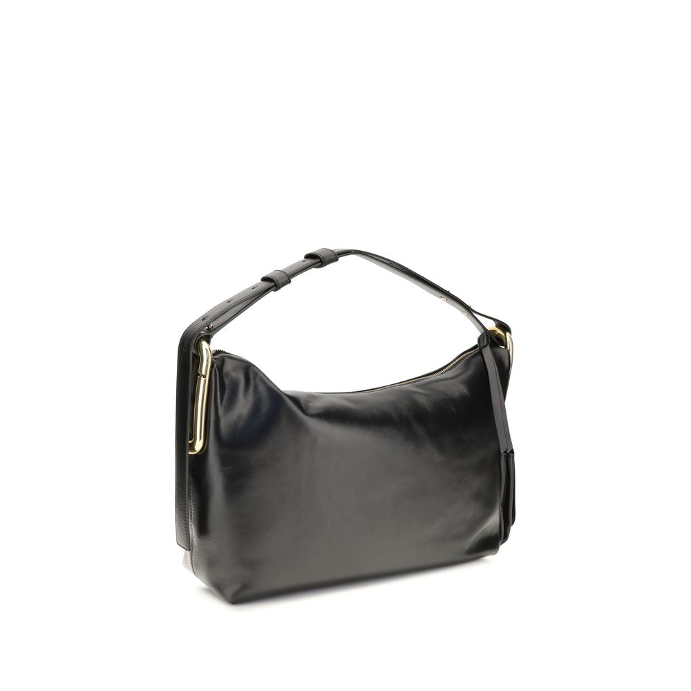 Marc Jacobs The Juliette Black Calf Leather Shoulder Bag