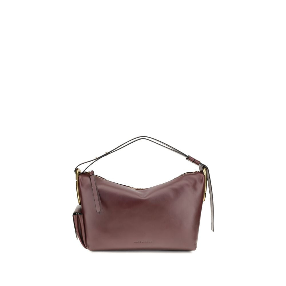 Marc Jacobs The J Marc Bordeaux Calf Leather Shoulder Bag