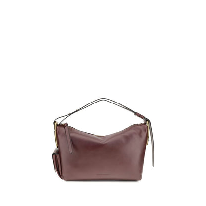 Marc Jacobs The J Marc Bordeaux Calf Leather Shoulder Bag