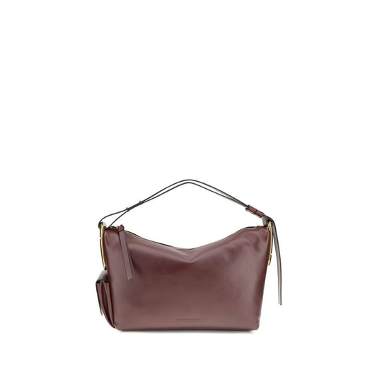 Marc Jacobs The J Marc Bordeaux Calf Leather Shoulder Bag