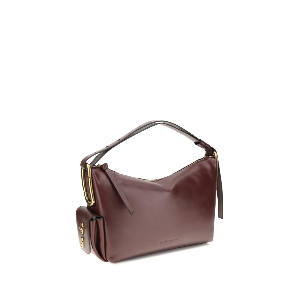 Marc Jacobs The J Marc Bordeaux Calf Leather Shoulder Bag