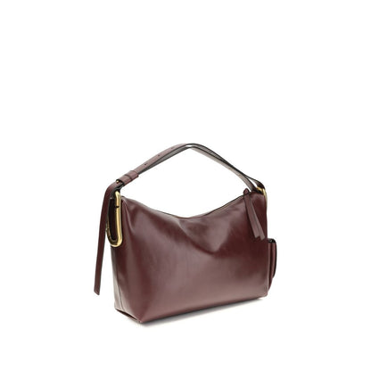 Marc Jacobs The J Marc Bordeaux Calf Leather Shoulder Bag
