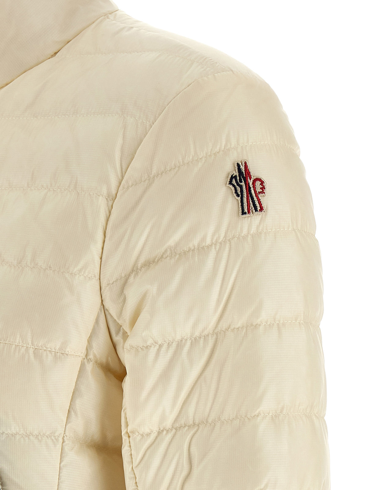 Moncler Grenoble Walibi White Quilted Down Jacket