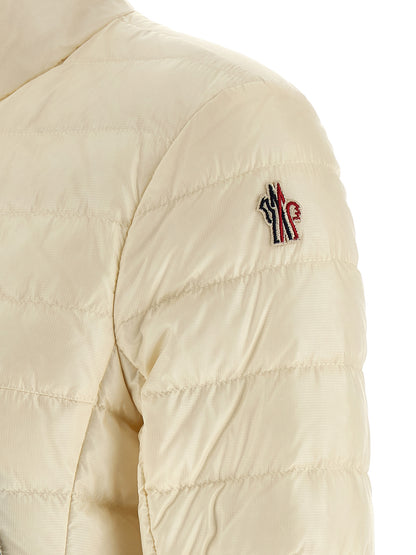 Moncler Grenoble Walibi White Quilted Down Jacket