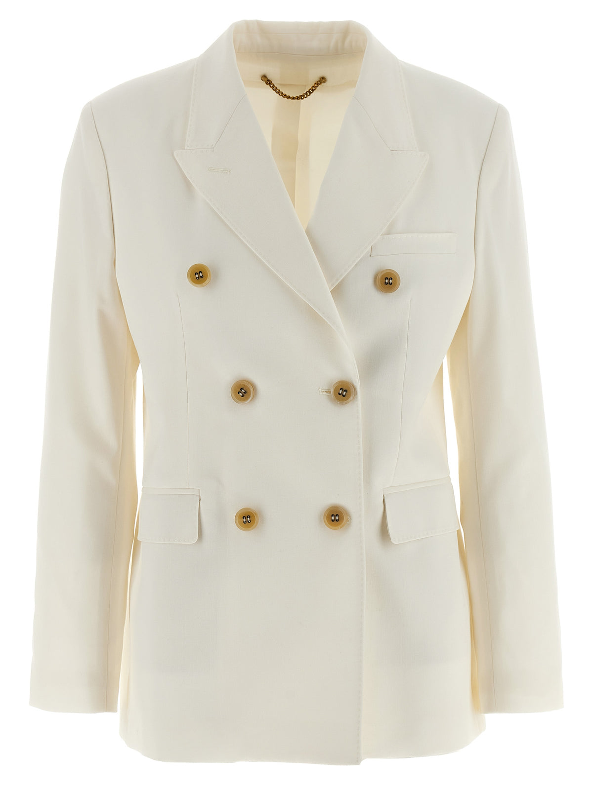 Golden Goose White Diva Wool-Blend Blazer