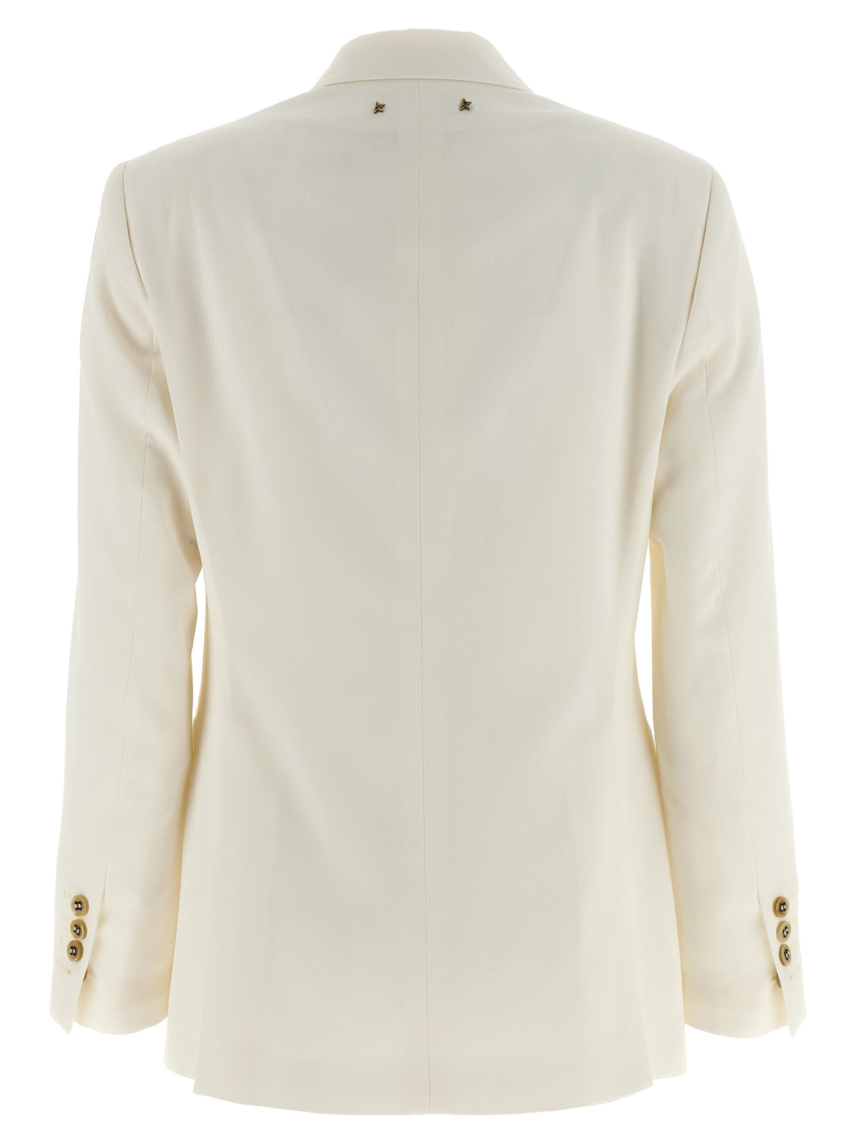 Golden Goose White Diva Wool-Blend Blazer