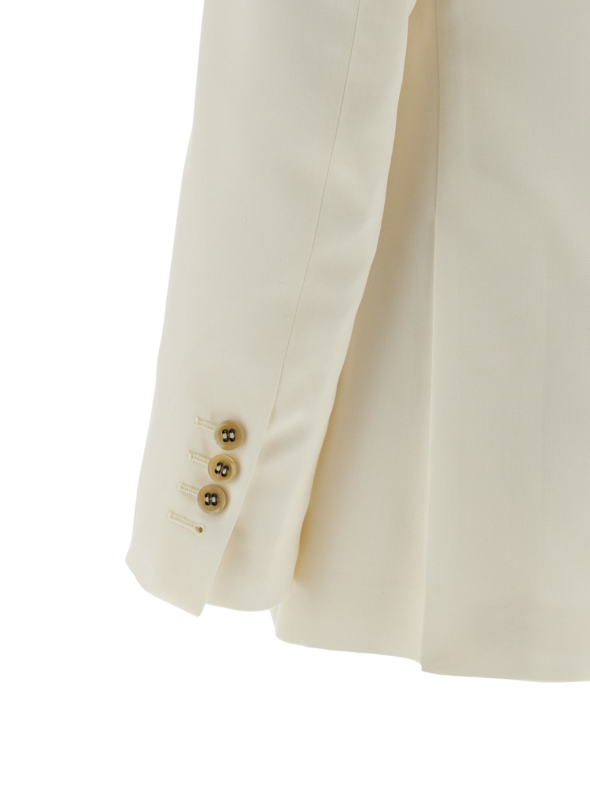 Golden Goose White Diva Wool-Blend Blazer