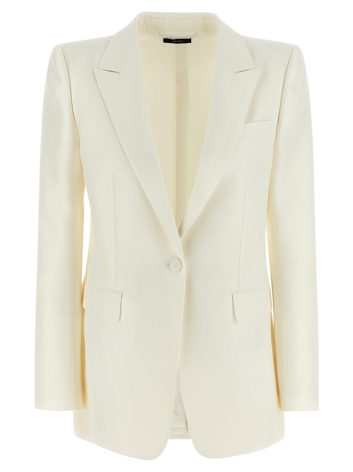 Tom Ford Radzmir White Wool-Silk Blazer
