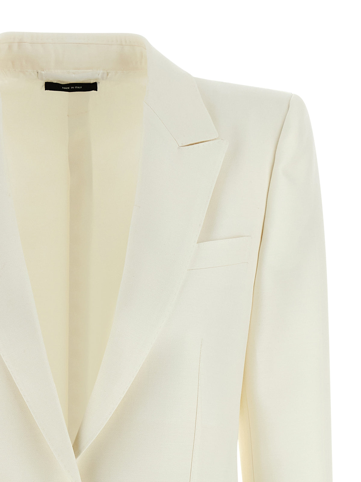 Tom Ford Radzmir White Wool-Silk Blazer