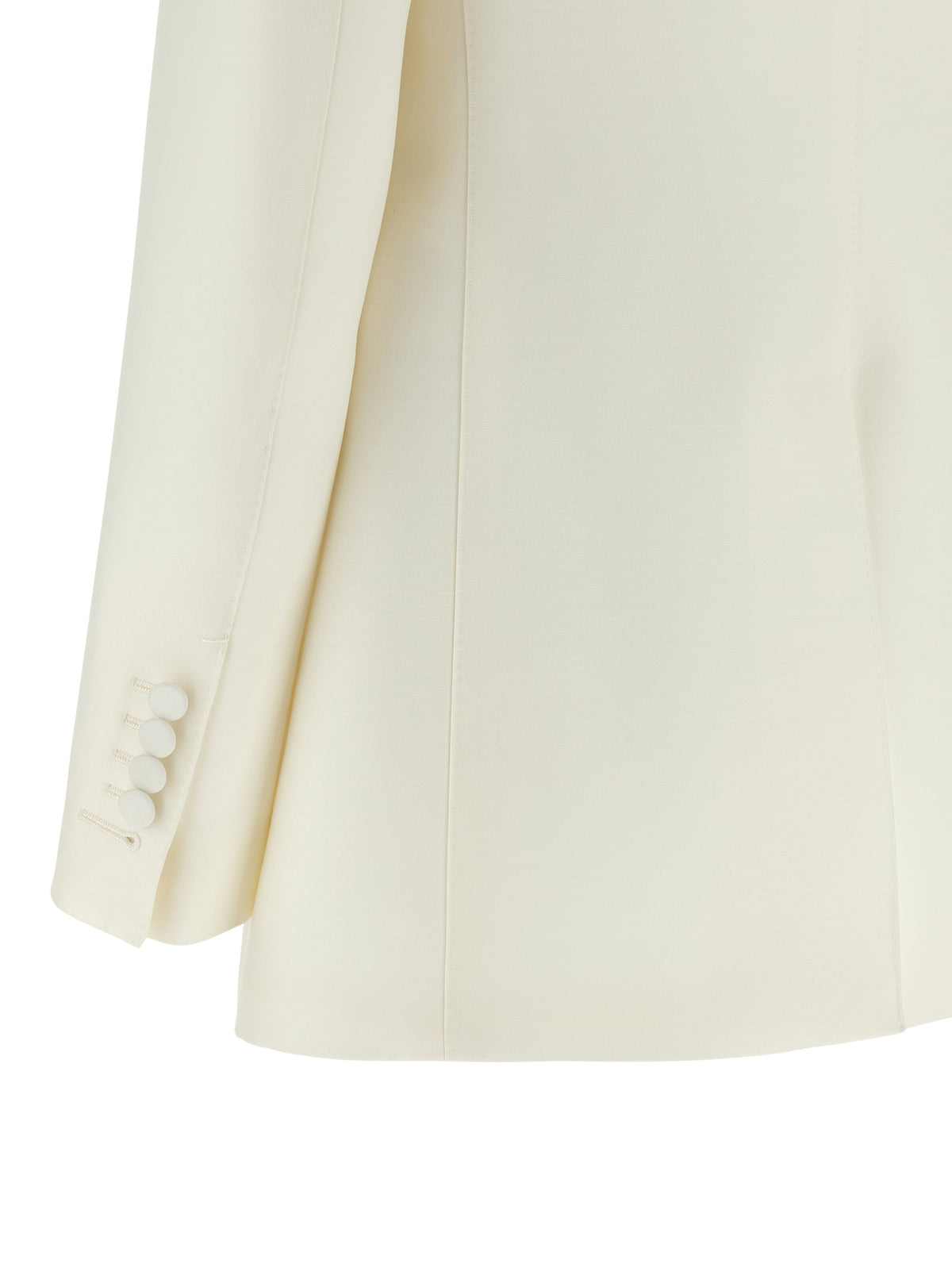 Tom Ford Radzmir White Wool-Silk Blazer