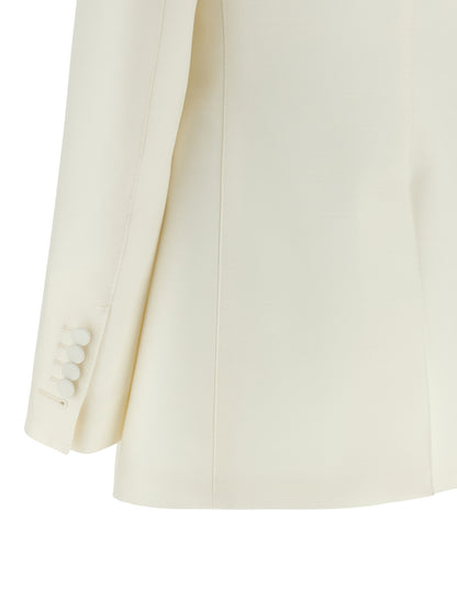 Tom Ford Radzmir White Wool-Silk Blazer