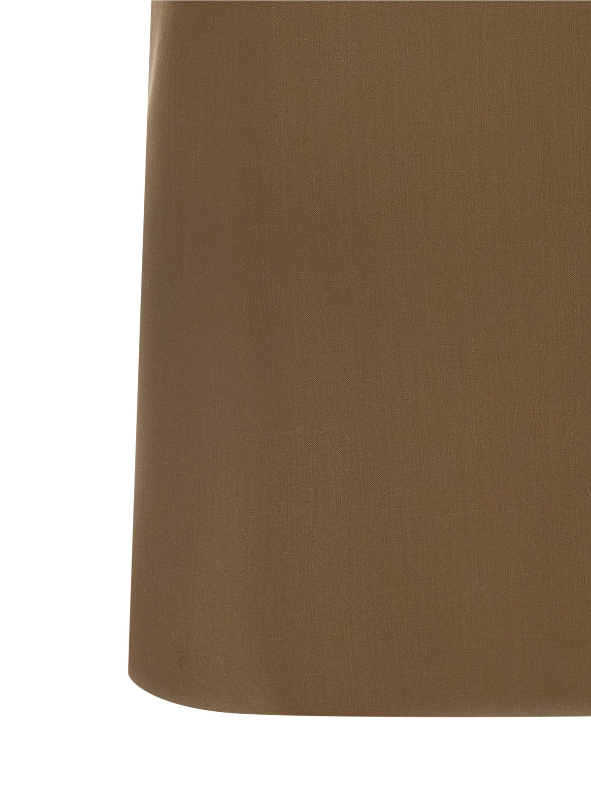 Max Mara Mxmcerto Brown Virgin Wool Gabardine Trench Coat