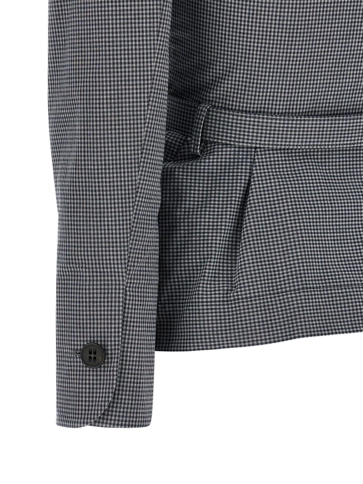 Vivienne Westwood Gray Kendall Gingham Blazer
