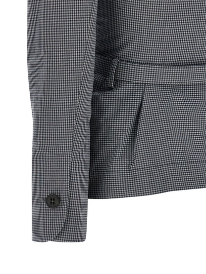 Vivienne Westwood Gray Kendall Gingham Blazer
