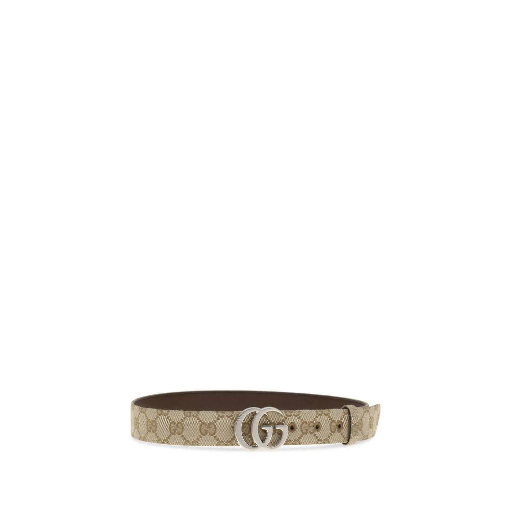Gucci GG Marmont Beige GG Supreme Canvas Belt
