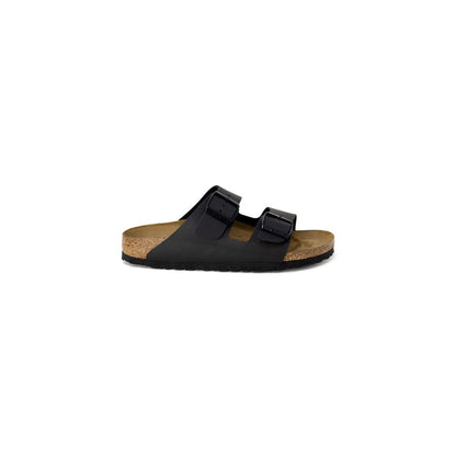 Black Synthetic Sandals