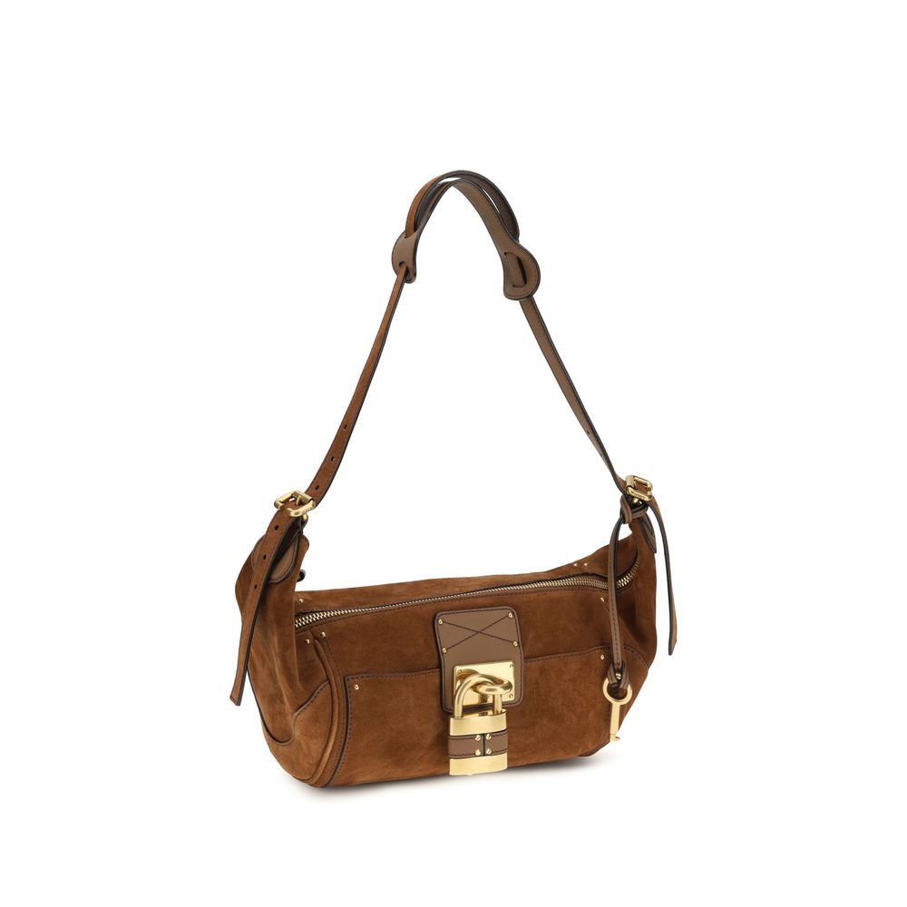 Chloé Paddington Brown Calf Leather Shoulder Bag