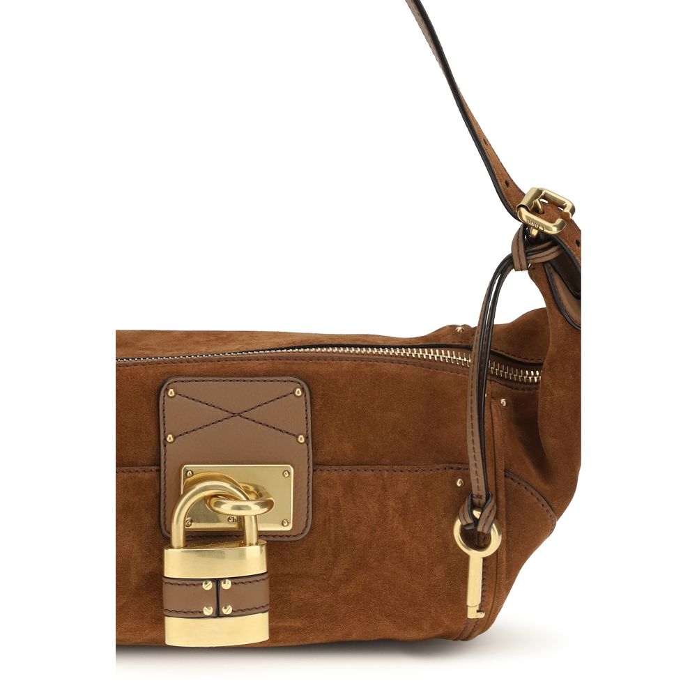 Chloé Paddington Brown Calf Leather Shoulder Bag