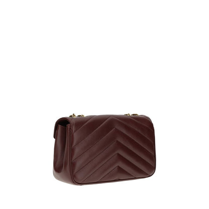 Saint Laurent Medium LouLou Bordeaux Quilted Lambskin Shoulder Bag