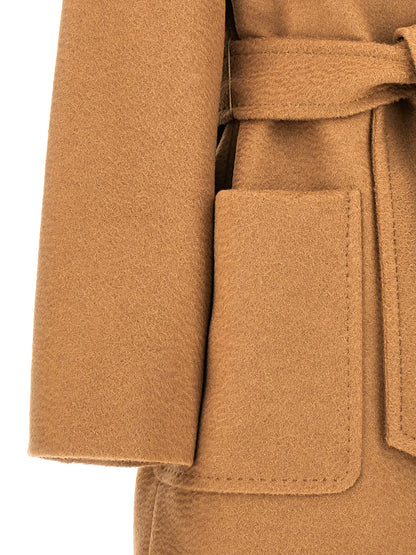 Max Mara Rialto Beige Camel Hair Short Coat