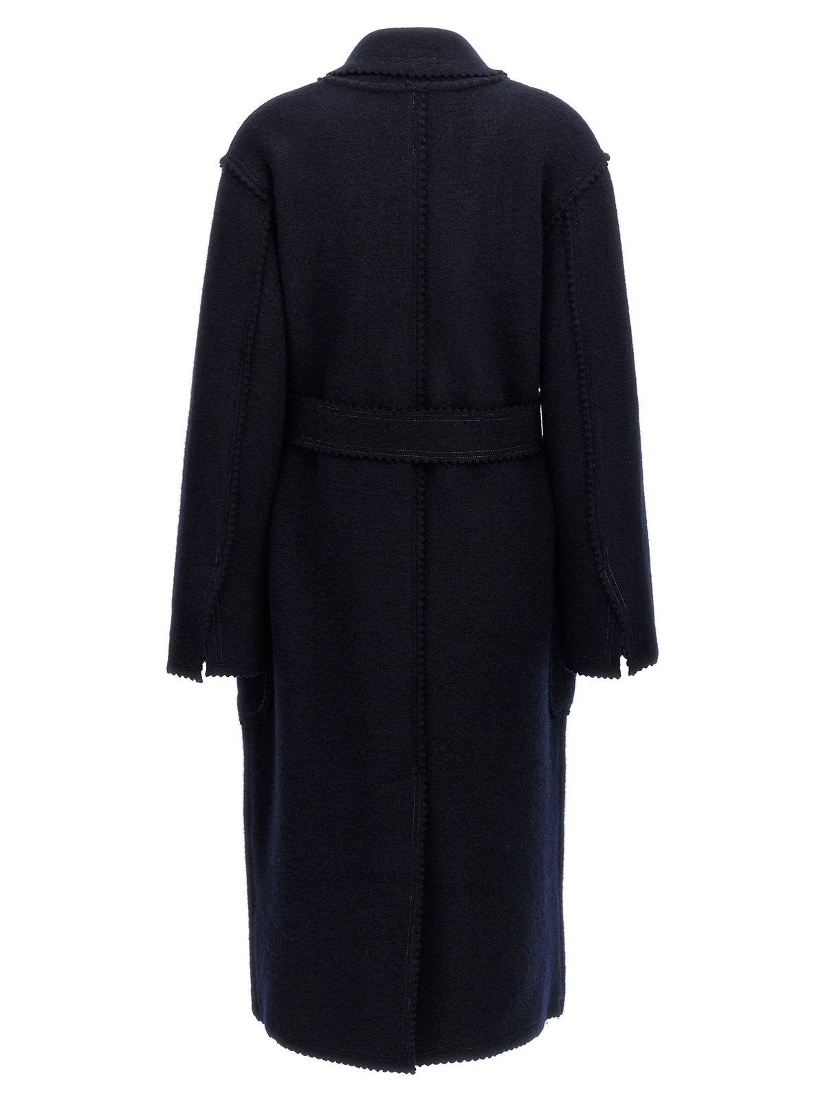 Max Mara Jene Blue Wool-Cashmere Coat