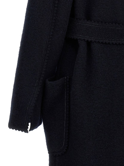 Max Mara Jene Blue Wool-Cashmere Coat